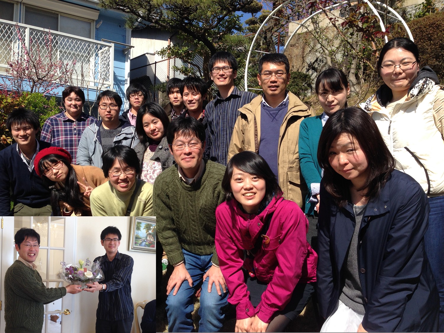2015年3月　佐藤先生の日本学術振興会賞受賞のお祝い会