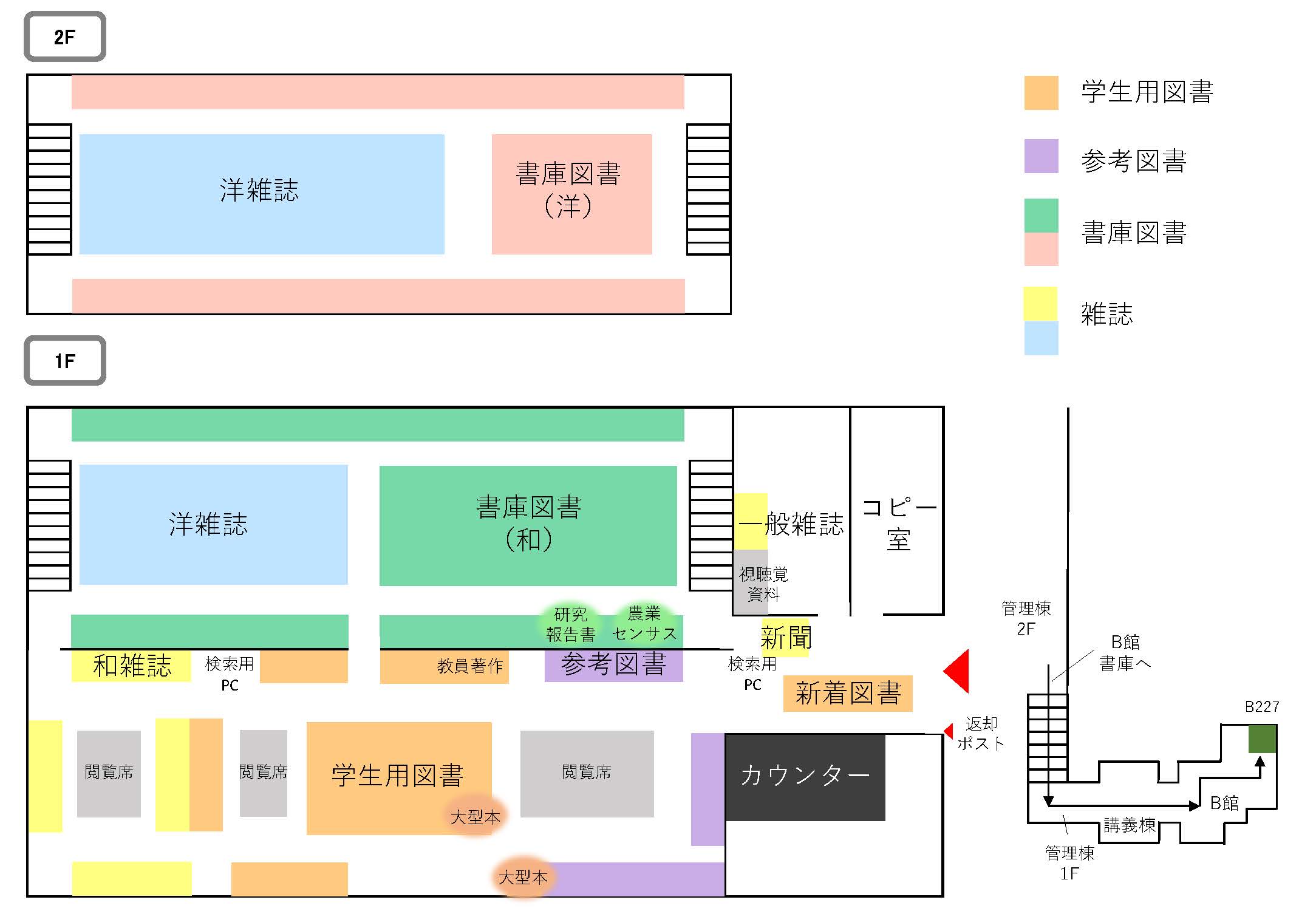 図書室案内図